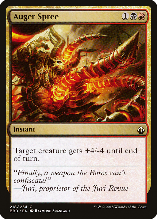 Auger Spree (BBD-218) [Battlebond] Foil MTG Single Wizards of the Coast
