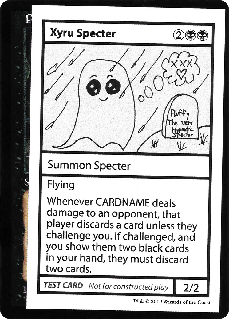 Xyru Specter (CMB1-051) [Mystery Booster] Playtest Cards 2021 MTG Single Wizards of the Coast