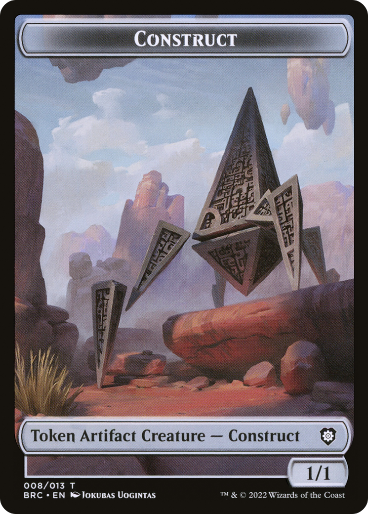 Construct (TBRC-008) [Tokens] The Brothers' War Commander Tokens MTG Single Wizards of the Coast