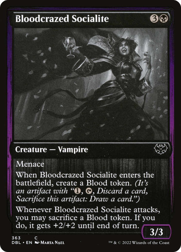 Bloodcrazed Socialite (DBL-363) [Innistrad: Double Feature] MTG Single Wizards of the Coast