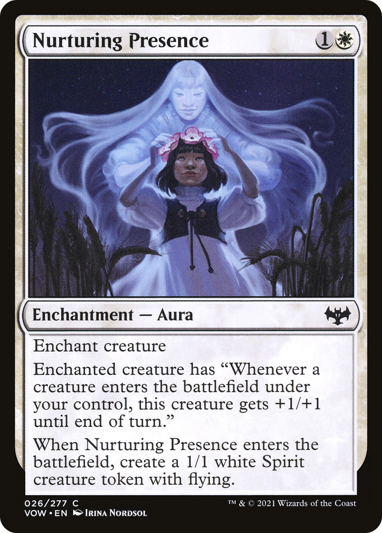 Nurturing Presence (VOW-026) [Innistrad: Crimson Vow] MTG Single Wizards of the Coast