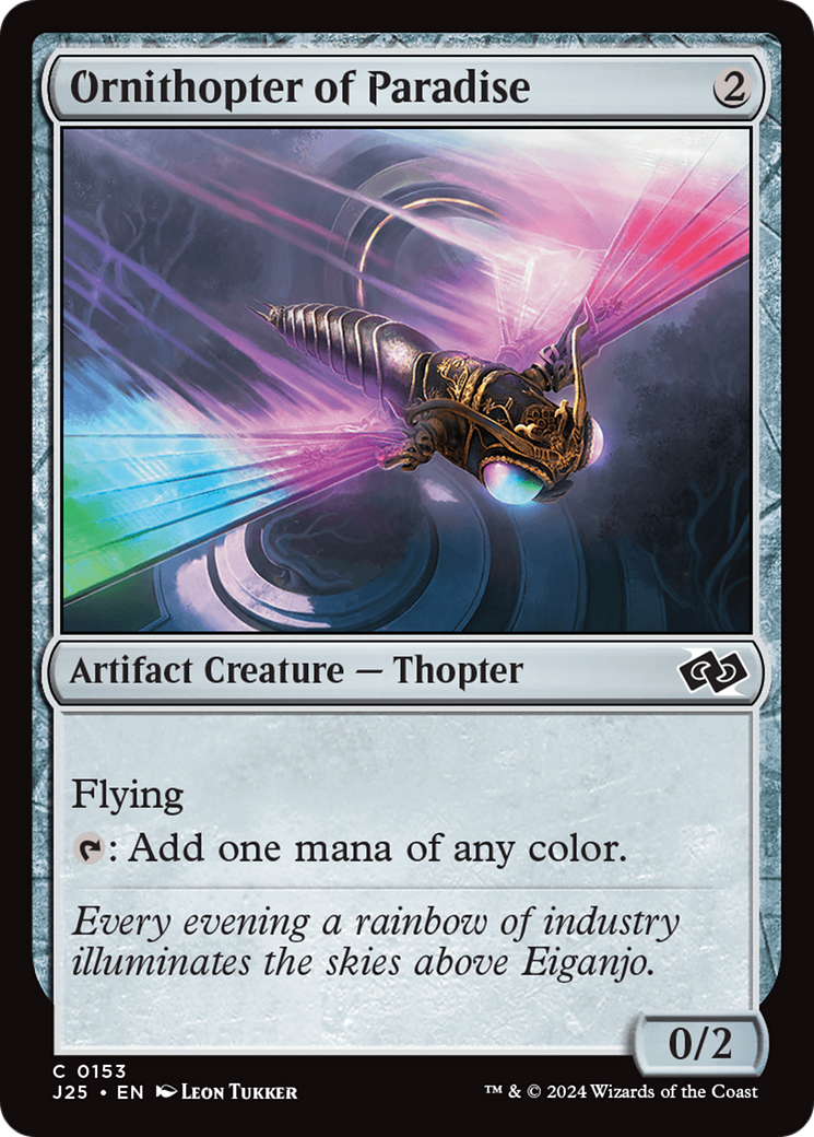 Ornithopter of Paradise (J25-153) [Foundations Jumpstart] MTG Single Wizards of the Coast