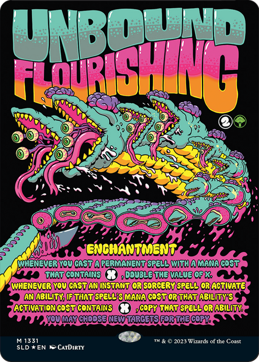 Unbound Flourishing (SLD-1331) [Secret Lair Drop] (Borderless) Foil MTG Single Wizards of the Coast