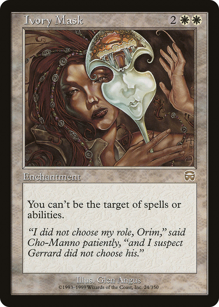 Ivory Mask (MMQ-024) [Mercadian Masques] MTG Single Wizards of the Coast