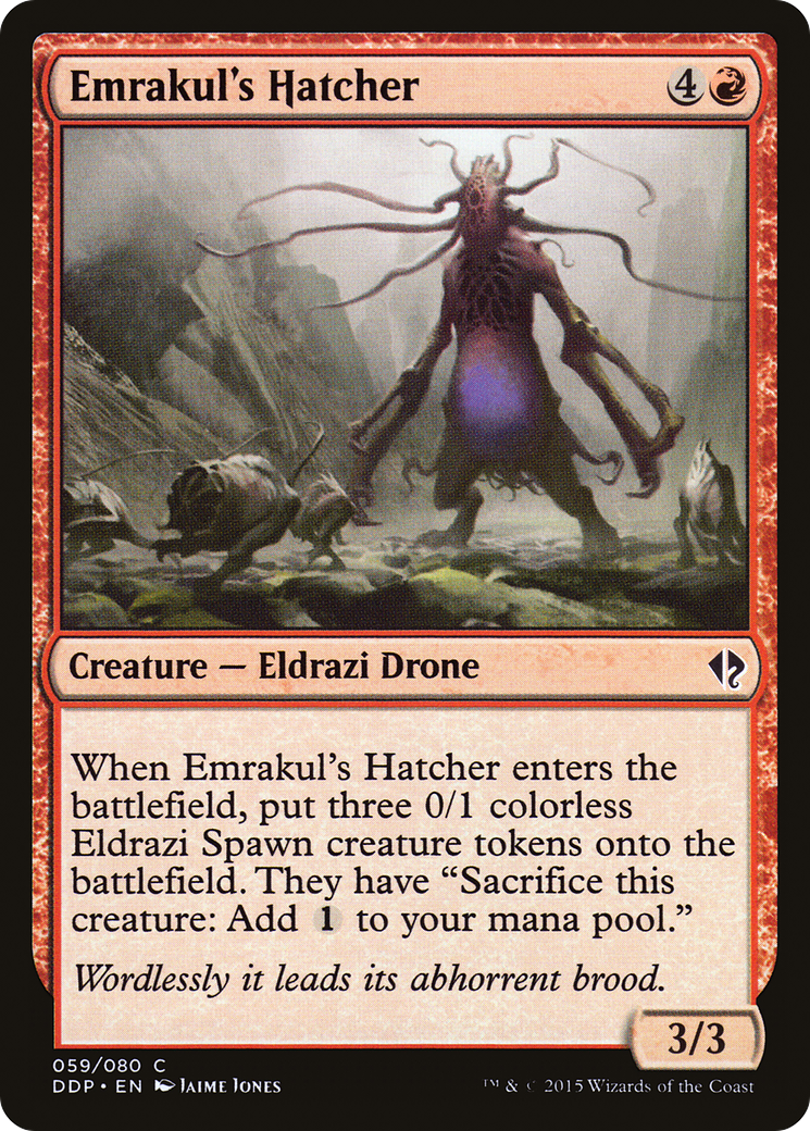 Emrakul's Hatcher (DDP-059) [Misc] Duel Decks: Zendikar vs. Eldrazi MTG Single Wizards of the Coast