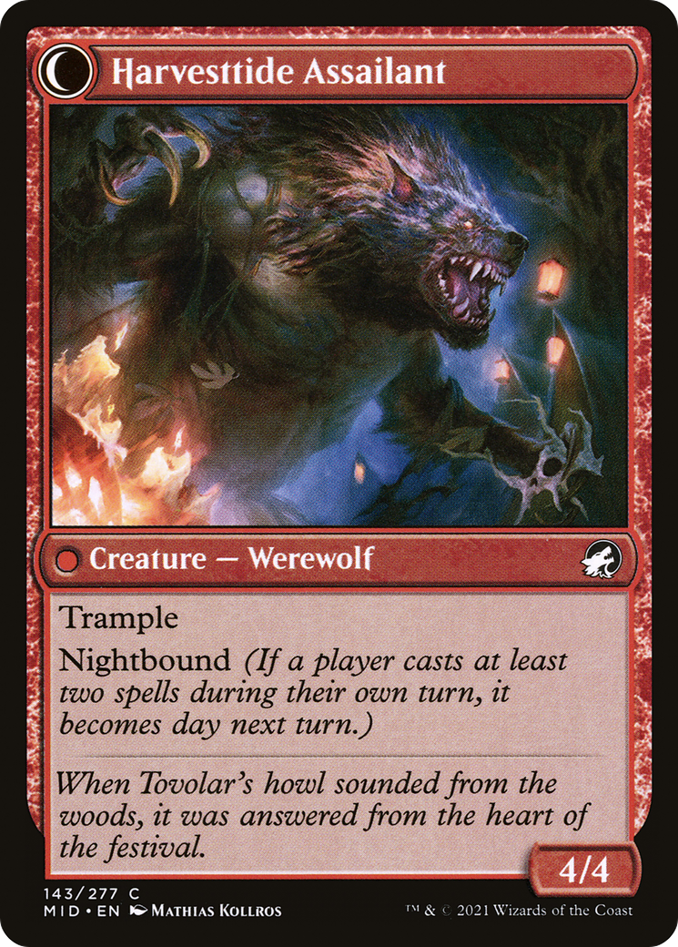 Harvesttide Infiltrator (MID-143) [Innistrad: Midnight Hunt] MTG Single Wizards of the Coast