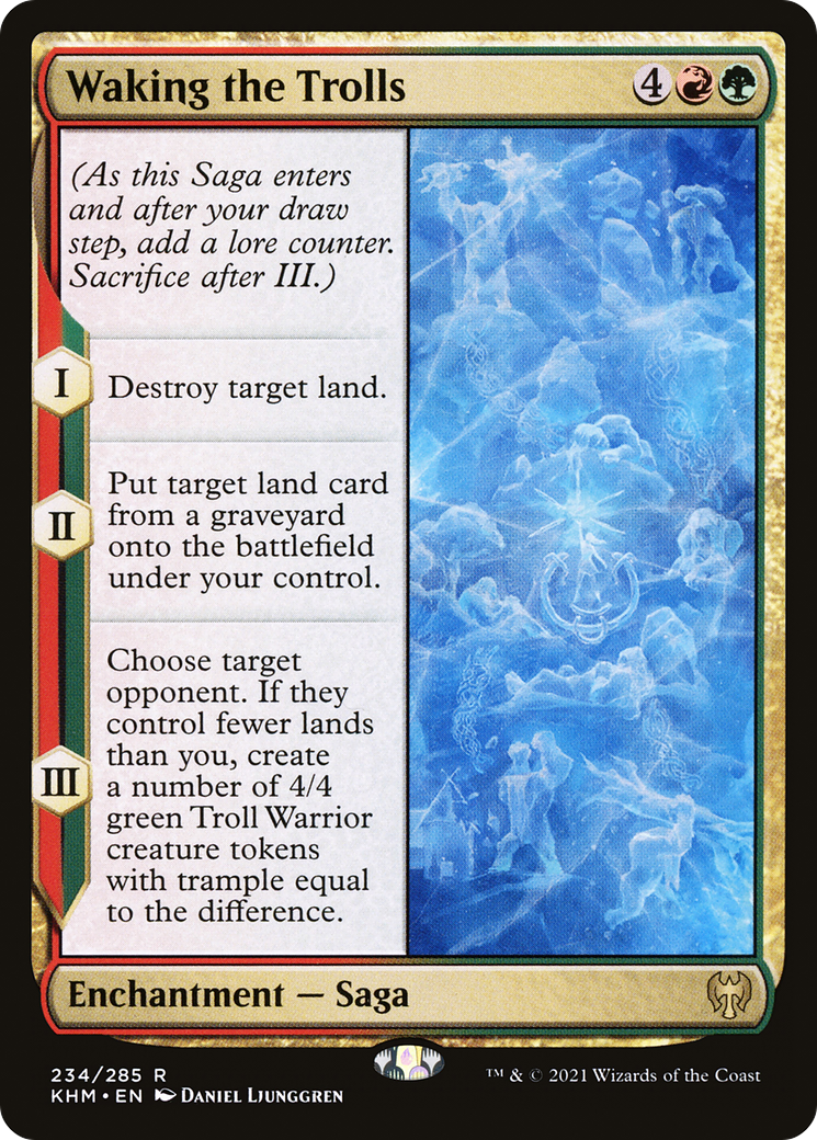 Waking the Trolls (KHM-234) [Kaldheim] MTG Single Wizards of the Coast