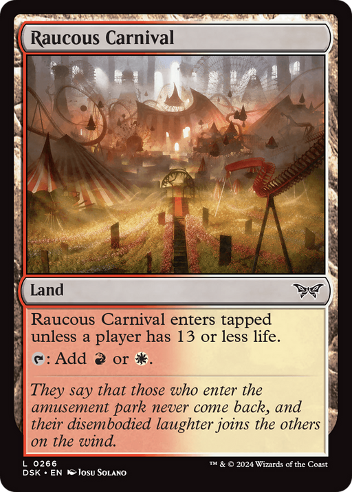 Raucous Carnival (DSK-266) [Duskmourn: House of Horror] MTG Single Wizards of the Coast