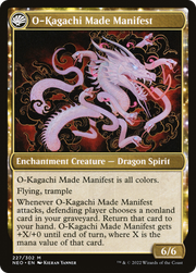 The Kami War // O-Kagachi Made Manifest (NEO-227) [Kamigawa: Neon Dynasty] MTG Single Wizards of the Coast