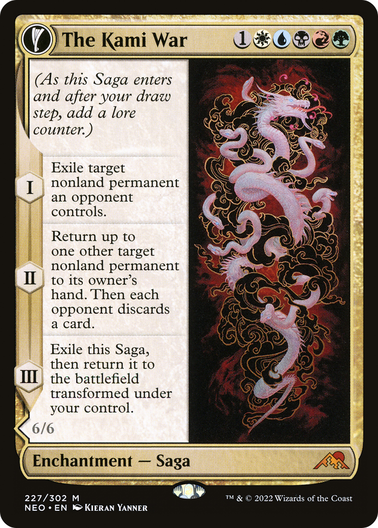 The Kami War // O-Kagachi Made Manifest [Kamigawa: Neon Dynasty] MTG Single Magic: The Gathering