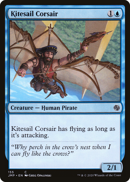 Kitesail Corsair (JMP-155) [Jumpstart] MTG Single Wizards of the Coast