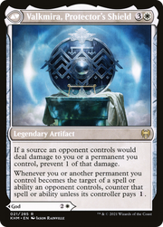 Reidane, God of the Worthy // Valkmira, Protector's Shield (KHM-021) [Kaldheim] Foil MTG Single Wizards of the Coast