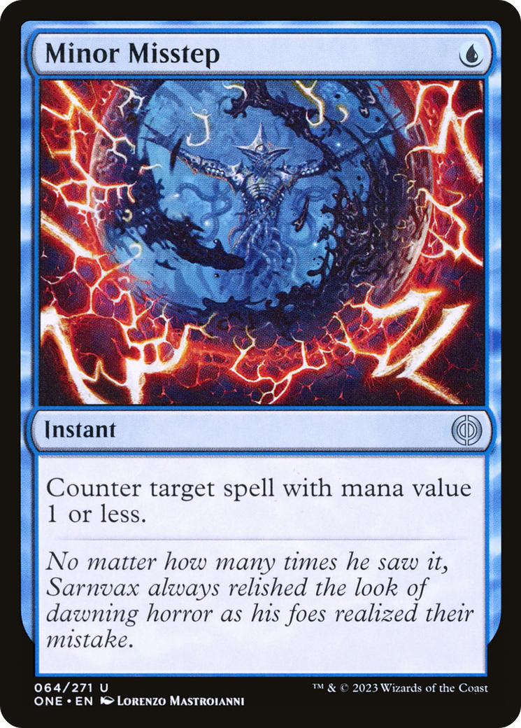 Minor Misstep (ONE-064) [Phyrexia: All Will Be One] MTG Single Wizards of the Coast
