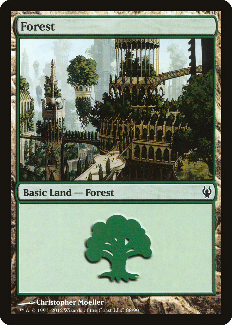 Forest (DDJ-088) [Misc] Duel Decks: Izzet vs. Golgari MTG Single Wizards of the Coast