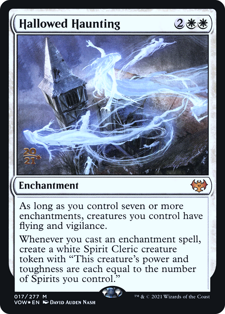Hallowed Haunting (PRE-017) [Innistrad: Crimson Vow Promos] Foil MTG Single Wizards of the Coast