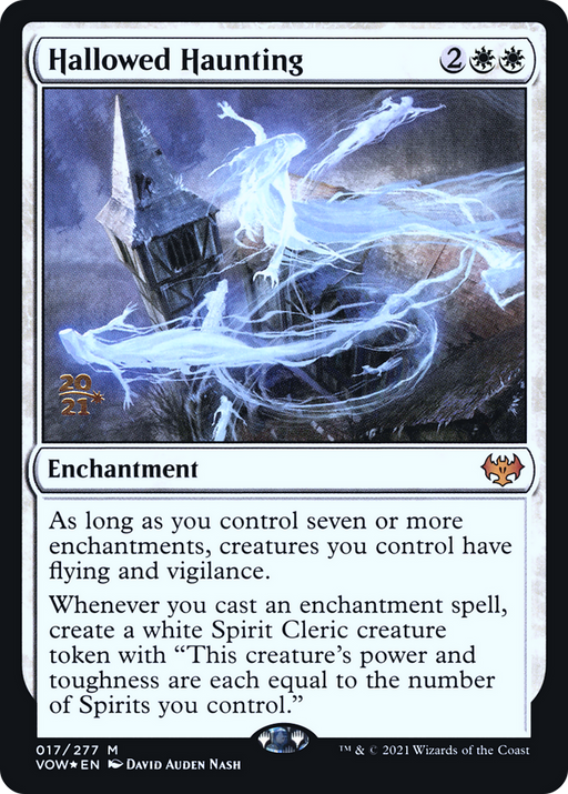 Hallowed Haunting (PRE-017) [Innistrad: Crimson Vow Promos] Foil MTG Single Wizards of the Coast