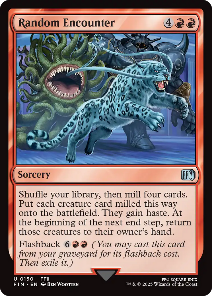 Random Encounter (FIN-150) [FINAL FANTASY] Foil MTG Single Wizards of the Coast