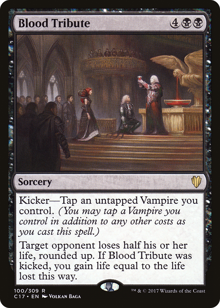 Blood Tribute (C17-100) [Commander 2017] MTG Single Wizards of the Coast