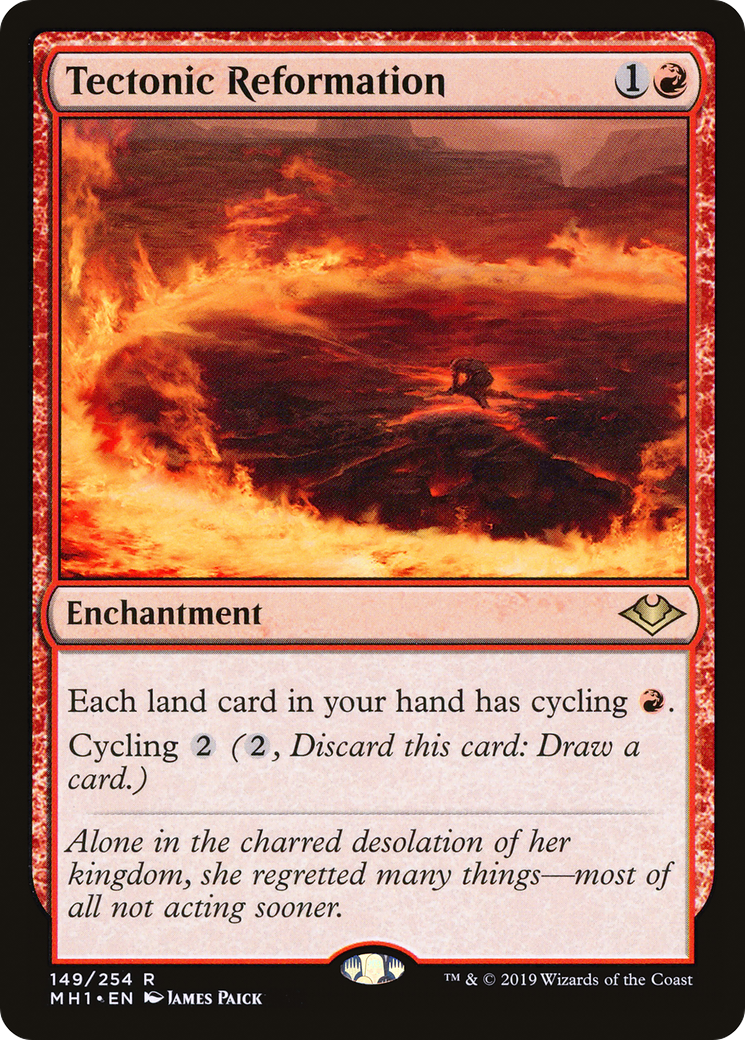 Tectonic Reformation (MH1-149) [Modern Horizons] Foil MTG Single Modern Horizons