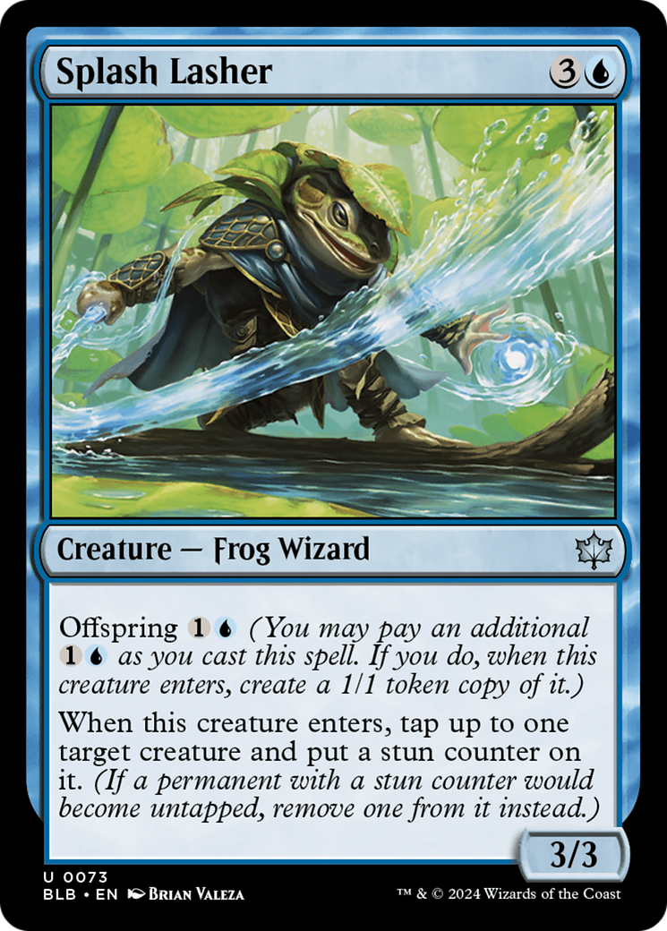 Splash Lasher (BLB-073) [Bloomburrow] MTG Single Wizards of the Coast