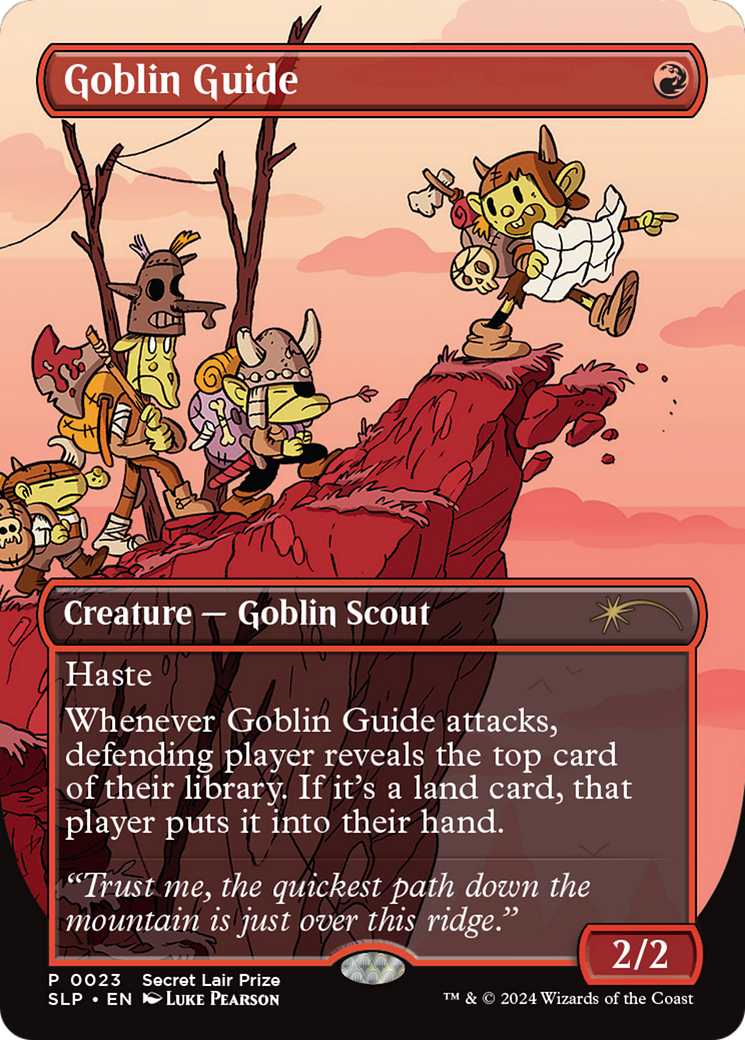 Goblin Guide (SLP-023) [Secret Lair] Showdown (Borderless) MTG Single Wizards of the Coast