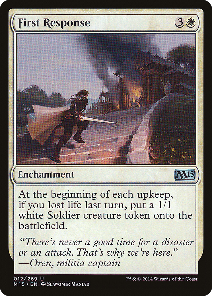 First Response (M15-012) [Magic 2015] MTG Single Wizards of the Coast