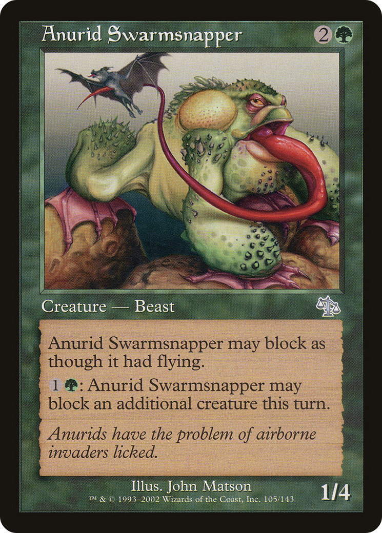 Anurid Swarmsnapper (JUD-105) [Judgment] Foil MTG Single Wizards of the Coast