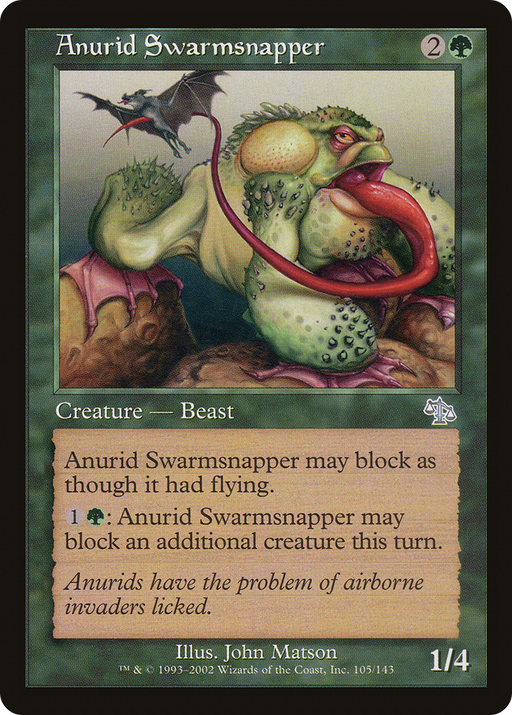 Anurid Swarmsnapper (JUD-105) [Judgment] MTG Single Wizards of the Coast