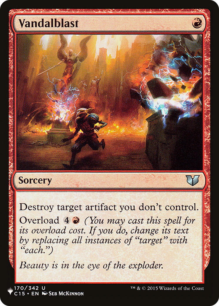 Vandalblast (LIST-C15-170) [Mystery Booster] The List MTG Single Wizards of the Coast