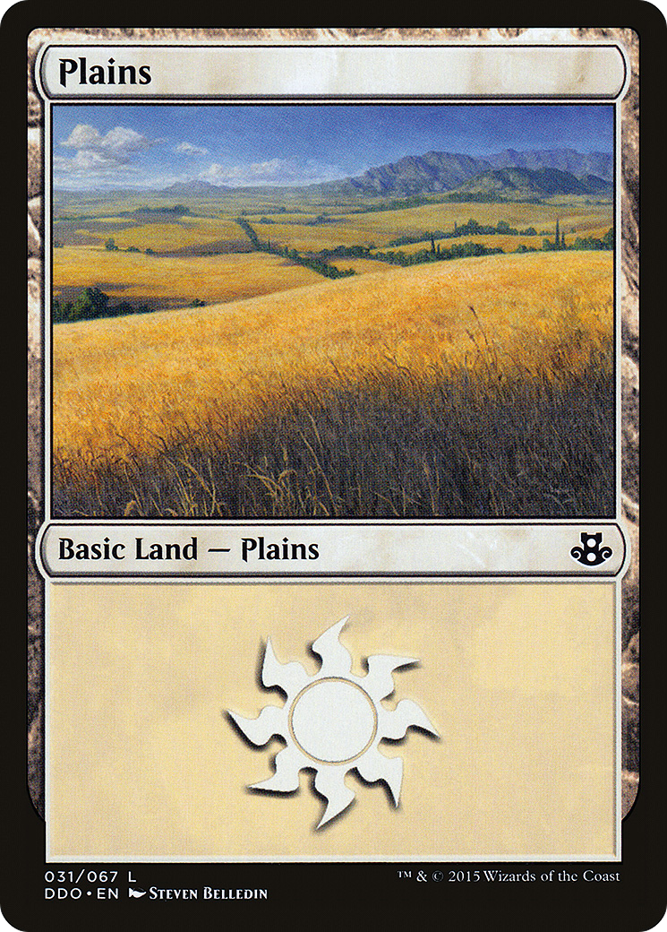 Plains (031) (DDO-031) [Misc] Duel Decks: Elspeth vs. Kiora MTG Single Wizards of the Coast