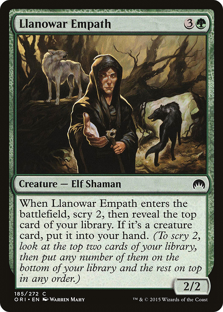 Llanowar Empath (ORI-185) [Magic Origins] Foil MTG Single Wizards of the Coast