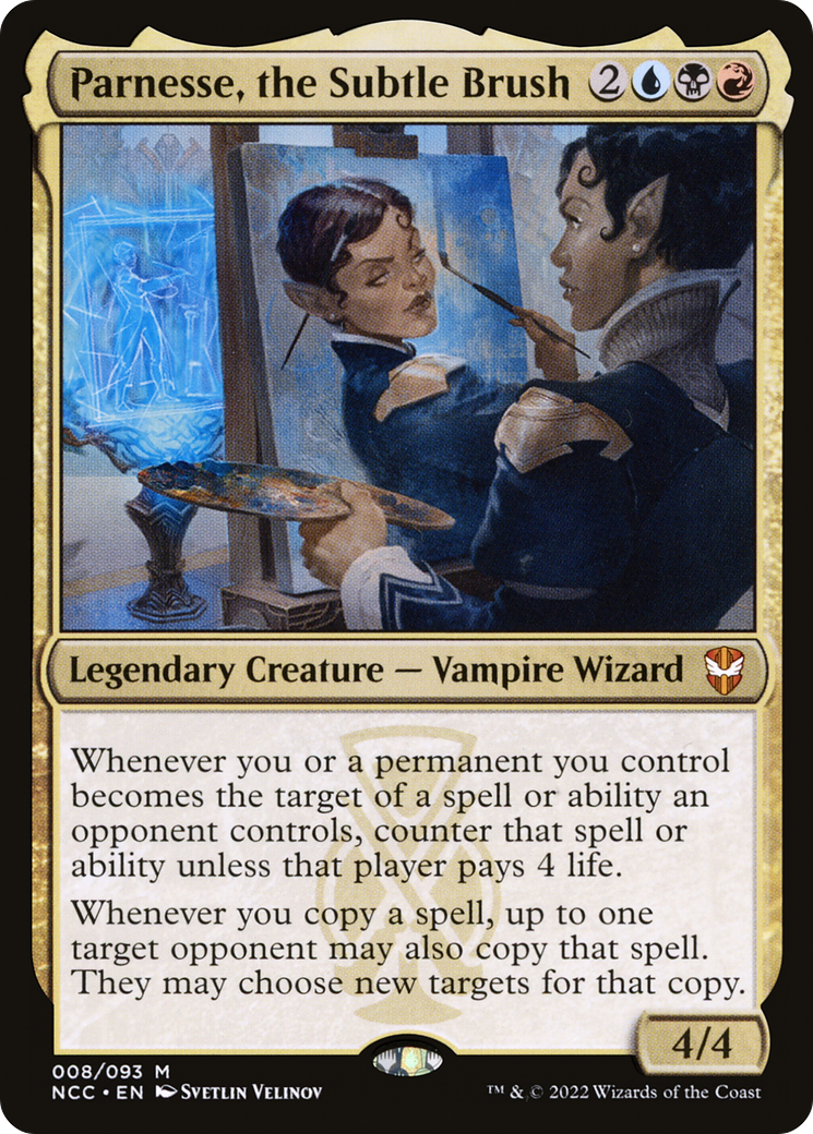 Parnesse, the Subtle Brush (NCC-008) [New Capenna Commander] Foil MTG Single Wizards of the Coast