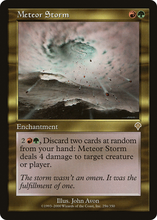 Meteor Storm (INV-256) [Invasion] MTG Single Wizards of the Coast