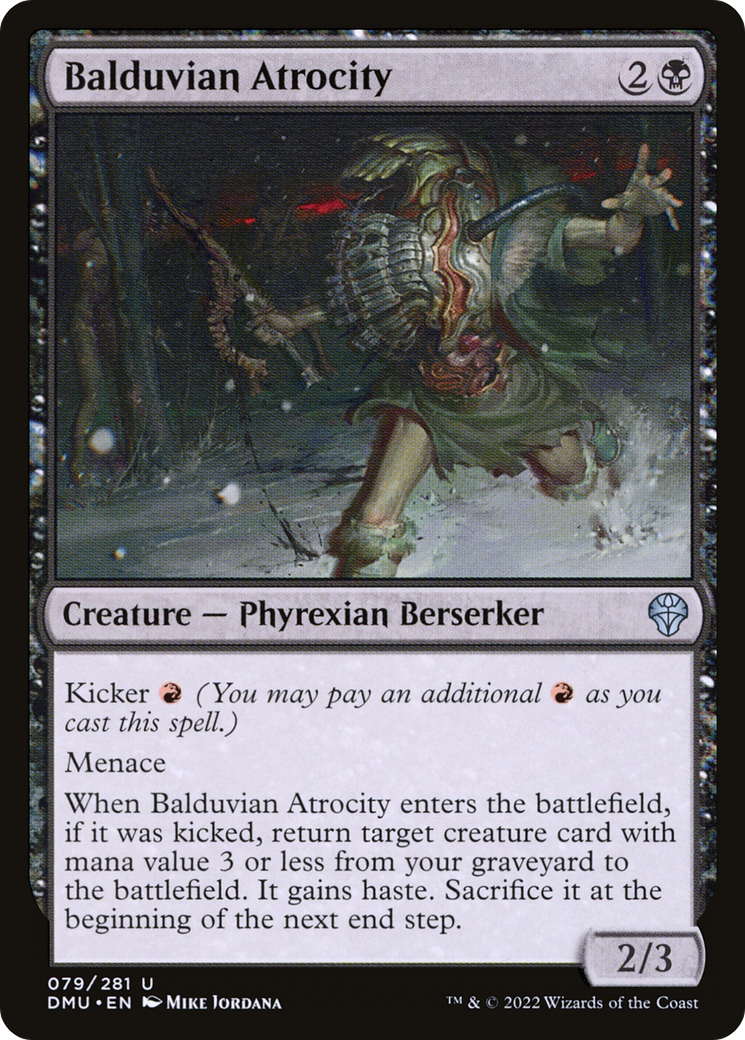 Balduvian Atrocity (DMU-079) [Dominaria United] Foil MTG Single Wizards of the Coast