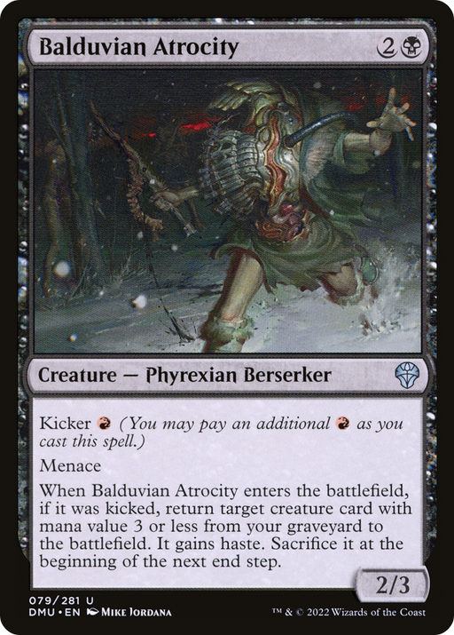 Balduvian Atrocity (DMU-079) [Dominaria United] Foil MTG Single Wizards of the Coast