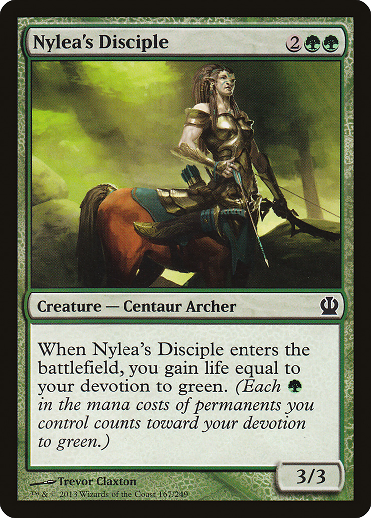 Nylea's Disciple (THS-167) [Theros] Foil MTG Single Wizards of the Coast