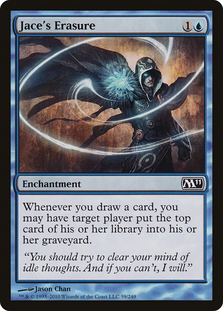 Jace's Erasure (M11-059) [Magic 2011] Foil MTG Single Wizards of the Coast