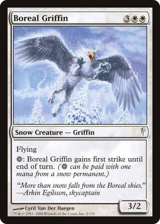 Boreal Griffin (CSP-002) [Coldsnap] MTG Single Wizards of the Coast