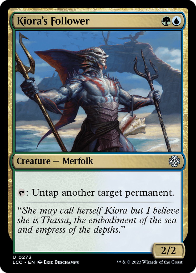 Kiora's Follower (LCC-273) [The Lost Caverns of Ixalan Commander] MTG Single Wizards of the Coast
