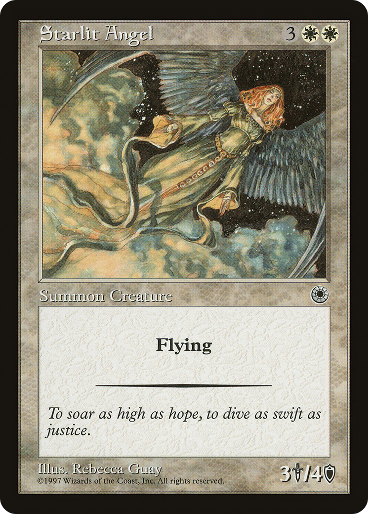 Starlit Angel (POR-030) [Misc] Portal MTG Single Wizards of the Coast