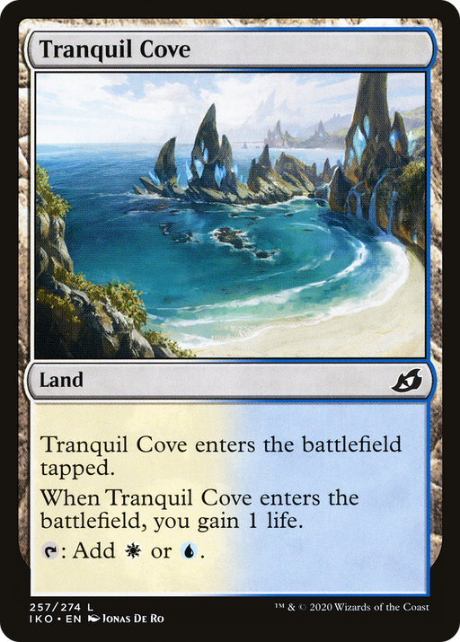 Tranquil Cove (IKO-257) [Ikoria: Lair of Behemoths] MTG Single Wizards of the Coast