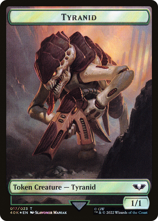 Tyranid (T40K-17★) [Tokens] Warhammer 40,000 Tokens Foil MTG Single Wizards of the Coast