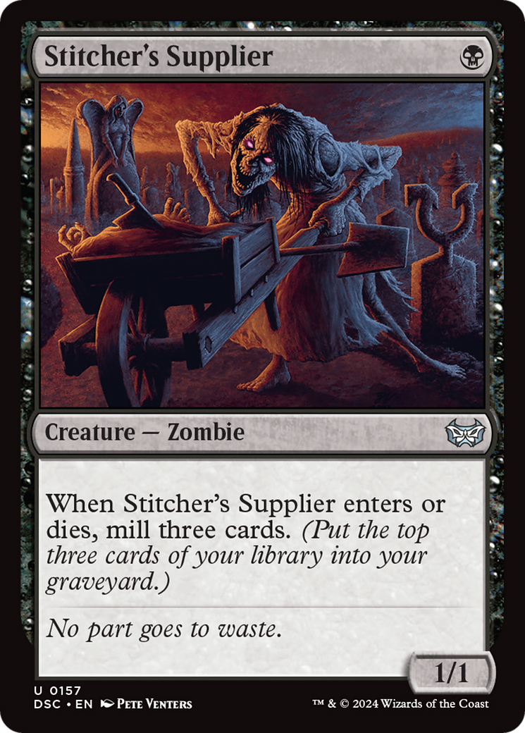 Stitcher's Supplier (DSC-157) [Duskmourn: House of Horror Commander] MTG Single Wizards of the Coast