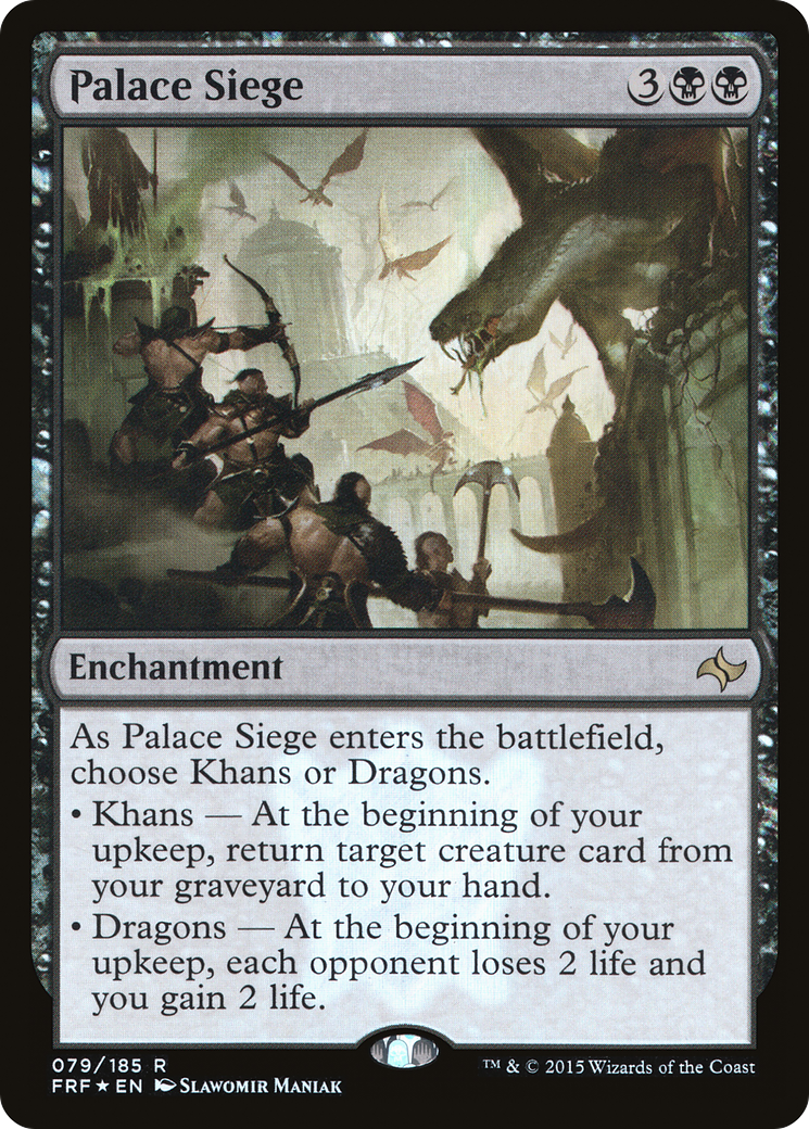 Palace Siege (FRF-79★) [Fate Reforged] Foil MTG Single Wizards of the Coast
