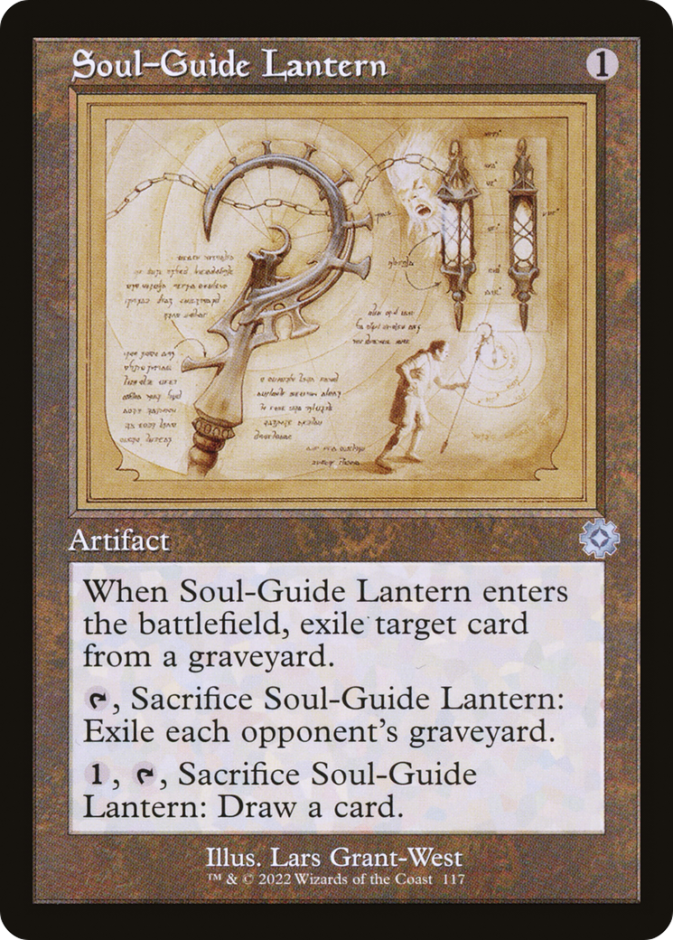 Soul-Guide Lantern (Schematic) (BRR-117) [The Brothers' War Retro Artifacts] MTG Single Wizards of the Coast