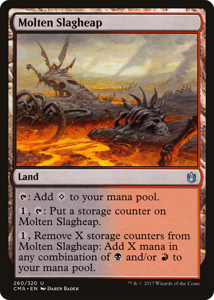 Molten Slagheap (CMA-260) [Commander Anthology] MTG Single Wizards of the Coast