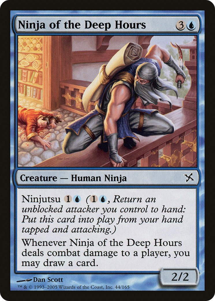 Ninja of the Deep Hours [Betrayers of Kamigawa] MTG Single Magic: The Gathering