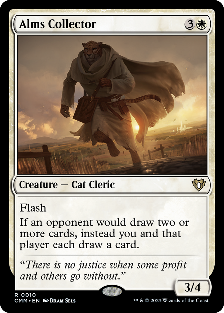 Alms Collector (CMM-010) [Commander Masters] MTG Single Wizards of the Coast