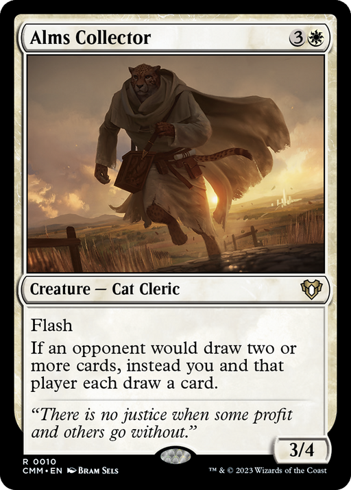 Alms Collector (CMM-010) [Commander Masters] MTG Single Wizards of the Coast
