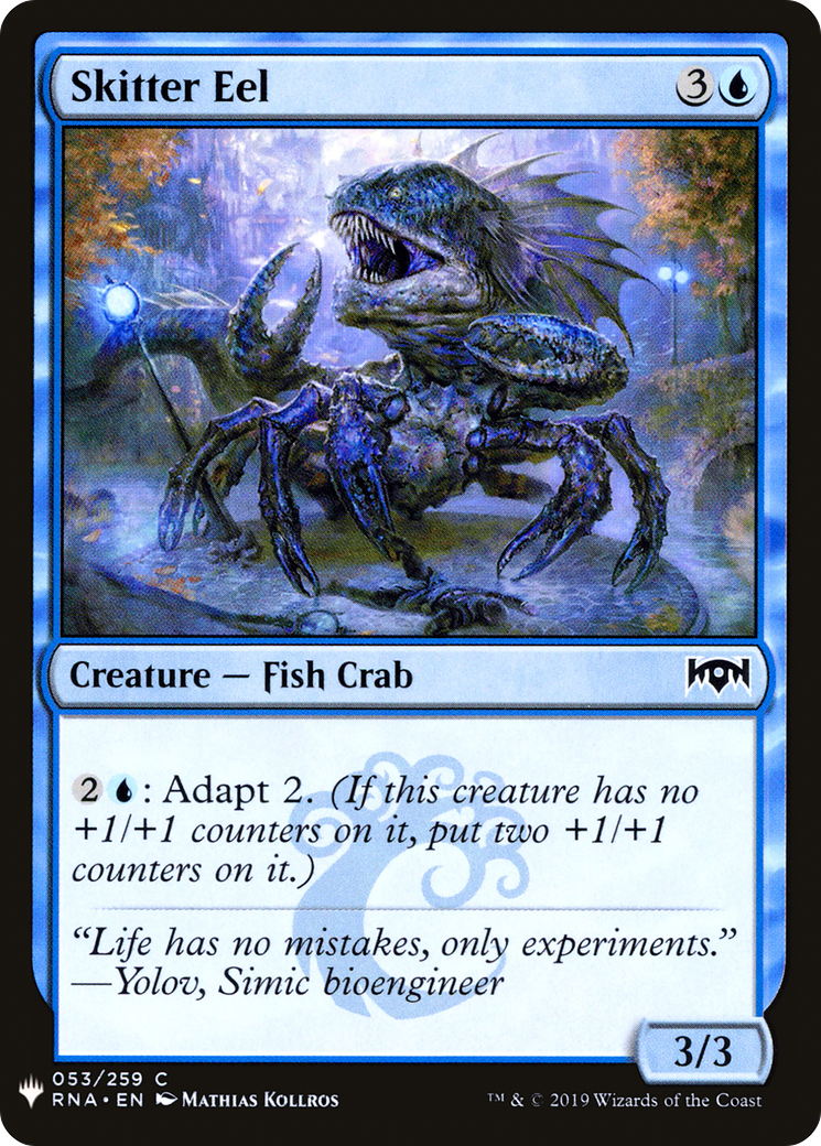 Skitter Eel (LIST-RNA-53) [Mystery Booster] The List MTG Single Wizards of the Coast